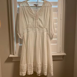 Molly Bracken White Eyelet Dress